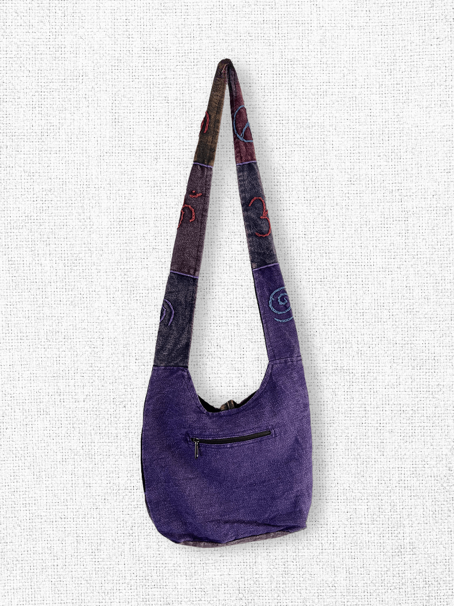 Patchwork Harmony – Deep Plum