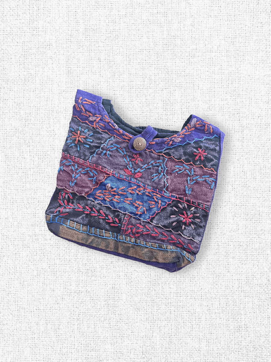 Midnight Garden Patch Bag