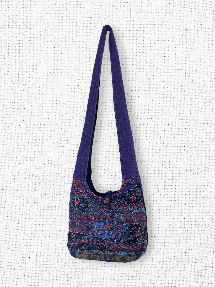 Midnight Garden Patch Bag