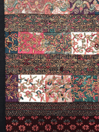 Miao embroidery patch with intricate patterns and colors